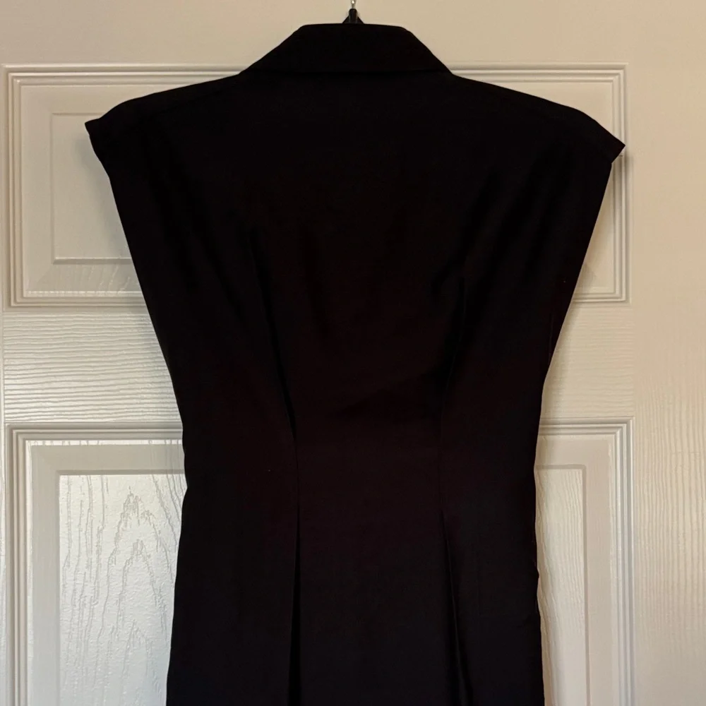 Mango Black Flowy Shirt Dress - Picture 5 of 11